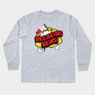 BREAKING NEWS! Kids Long Sleeve T-Shirt